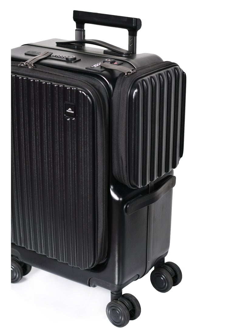 MORANO - Morano smart carry-on 20'' inch luggage with large storage compartments a side pocket with a special lock and a pocket for tablets and documents Size  37*28*50 cm - Image 1