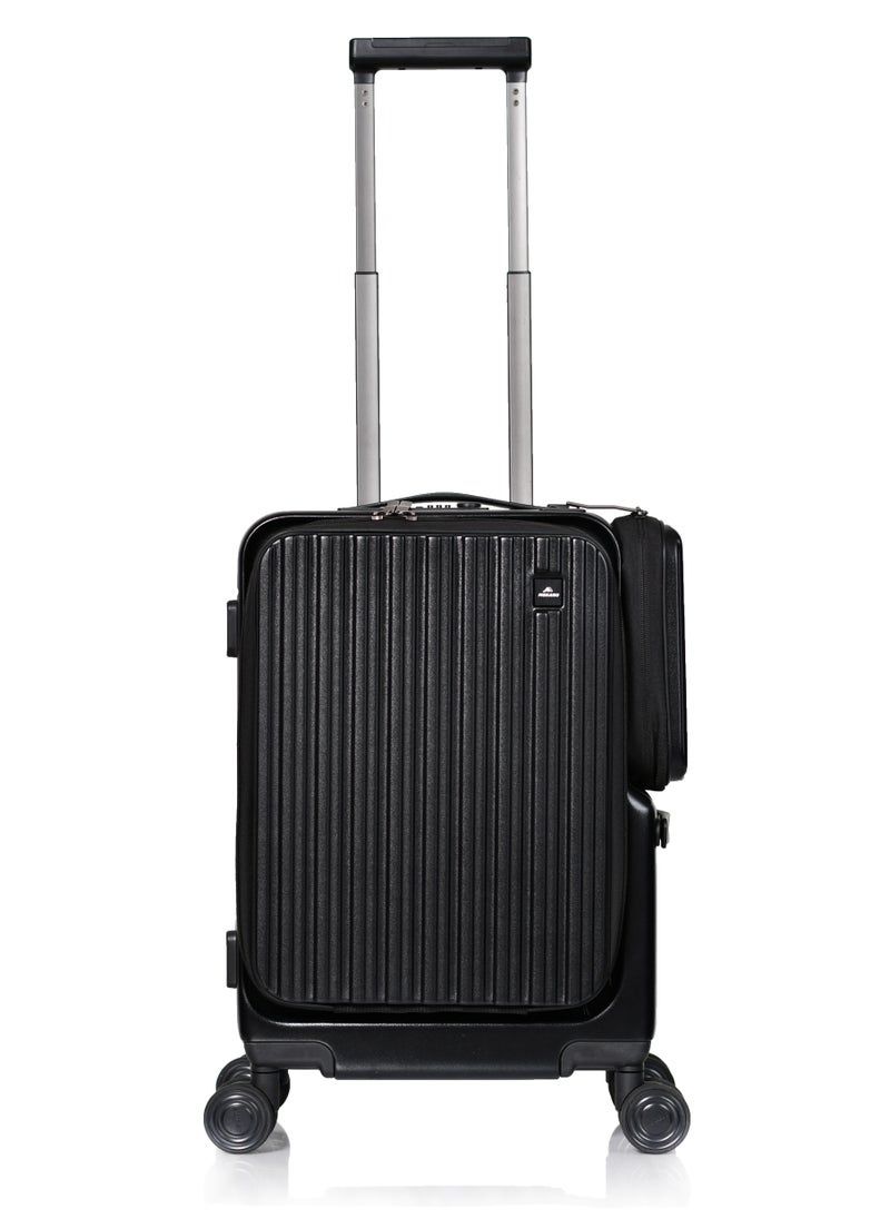 MORANO - Morano smart carry-on 20'' inch luggage with large storage compartments a side pocket with a special lock and a pocket for tablets and documents Size  37*28*50 cm - Image 1