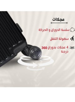 مورانو حقيبه السفر من مورانو الذكيه لكابينة الطائرة بمساحات تخزين كبيرة و جيب جانبي مع قفل خاص وجيب للاجهزة اللوحية و المستندات مقاس 37*28*50 سم  - Image 4