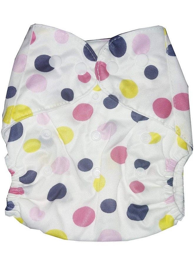 Chinmay Kids - Combo Of Reusable Baby Washable Cloth Diaper Nappies With Multi Layered Micro Fibre Baby Insert Pads (Printed) (Set Of 2) (Assorted Colours) - Image 1