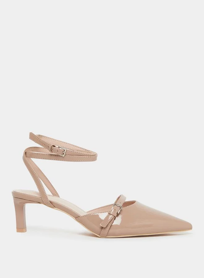 Raid Imara Buckled Strappy Kitten Heel Shoes