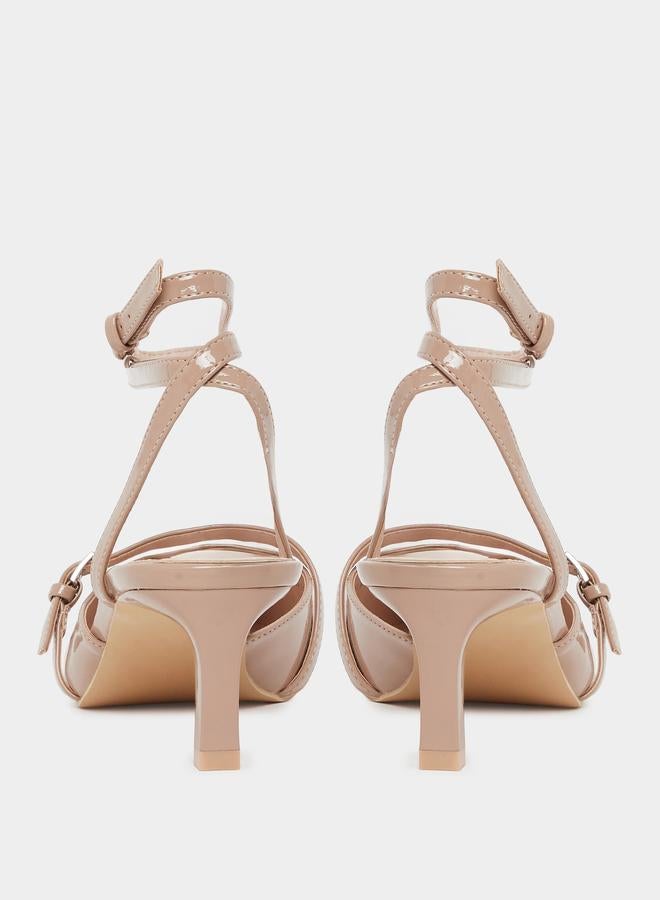 Raid Imara Buckled Strappy Kitten Heel Shoes - Image 4