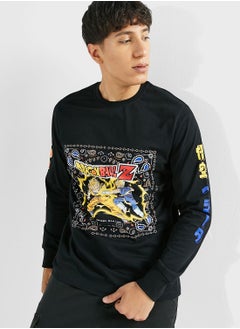 CRIMINAL DAMAGE Dragon Ball Z Goku Vs Vegeta Sweatshirt  - Image 1