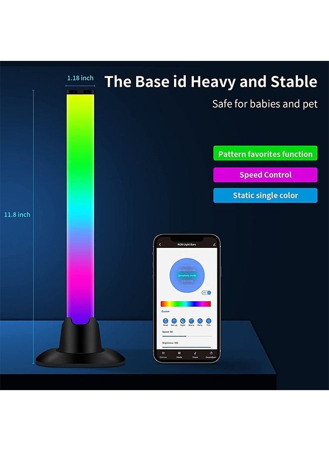 قضبان إضاءة LED ذكية من Padom، شريط إضاءة RGB Flow، أضواء الألعاب، إضاءة محيطة مع 20 وضعًا للمشهد وأوضاع مزامنة الموسيقى، شريط إضاءة ملون بلوتوث لإعداد الألعاب، الترفيه، الكمبيوتر الشخصي، التلفزيون، ديكور الغرفة - pzsku/Z0AE7E0D27429A8C1265FZ/45/_/1675652426/b442145e-44df-4439-bc9c-a986b7ab4ad2