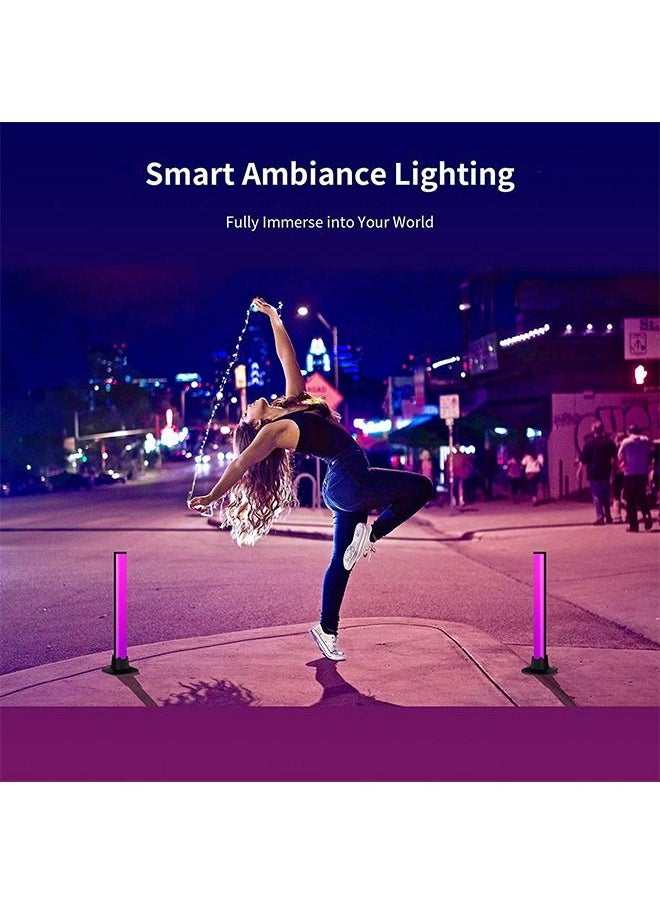 PADOM - Padom Smart LED Light Bars, RGB Flow Light Bar, Gaming Lights, Ambient Lighting with 20 Scene Modes and Music Sync Modes,Bluetooth Color Light Bar for Gaming Setup, Entertainment, PC, TV, Room Decor - Image 1