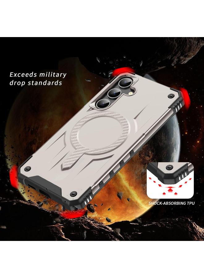 S-TOP Case For Samsung Galaxy S24 FE 5G Straship MagSafe TPU Hybrid PC Phone Case - Image 2