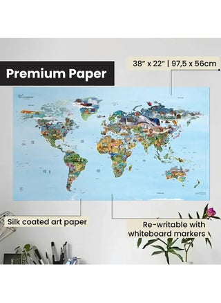 Awesome Maps - Little Explorers Map Poster - 97.5x56cm - pzsku/Z0AE7E31C574343827F31Z/45/_/1721176569/5a6c8bf2-a9db-4fd3-be7b-890798185516