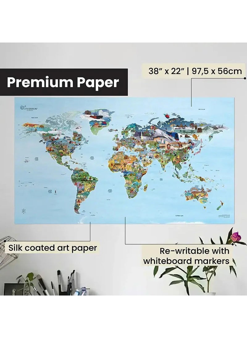 Awesome Maps Awesome Maps - Little Explorers Map Poster - 97.5x56cm 