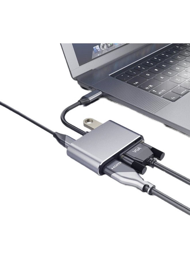 isky Expansion Dock, Usb-C To Hdmi/Vga Converter, 4K, For Apple Computers Macbook, Expands Ipad Pro, Connects To Tv Projector, Adapter For Huawei Tablets - Image 2