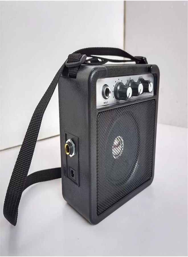 Guitar Amplifier Speaker With Volume Adjustment 5W Guitar Amplifier with Headphone Output