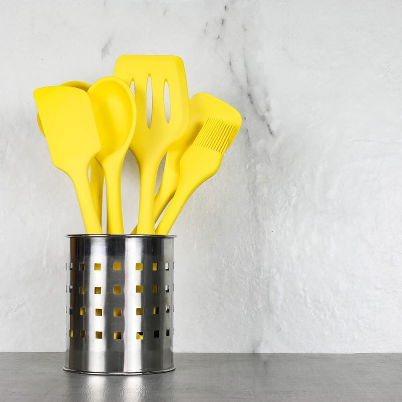 Chef Craft مغرفة طهي سيليكون مميزة، 11.25 بوصة، صفراء - Image 3