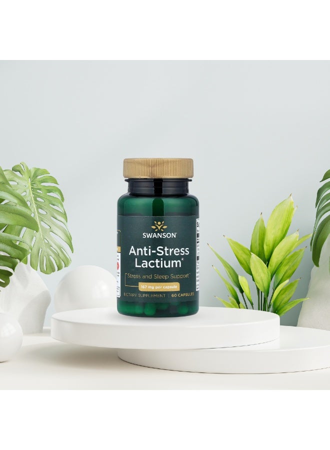 SWANSON Anti-Stress Lactium 167 mg 60 Capsules - Image 3
