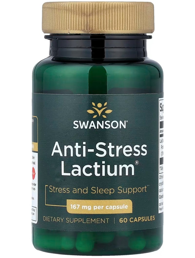 سوانسون لاكسيوم مضاد للتوتر 167 مجم 60 كبسولة - Image 1