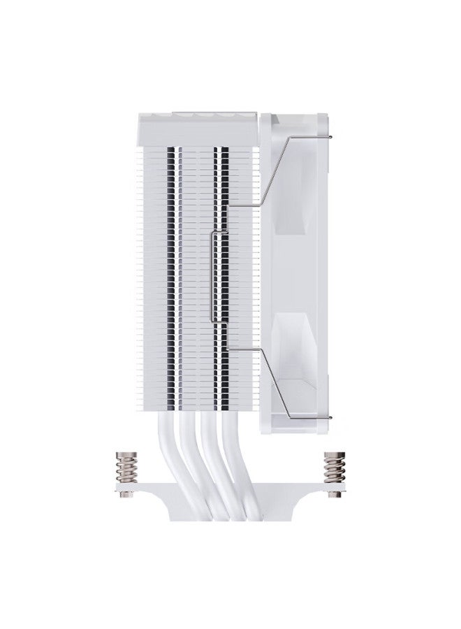 Valkyrie Aq125 Argb White Vk Cpu Air Cooler, Anti-gravity Four Heat Pipes Direct Touch, 12cm Fan, Compatible With Lga1700 Am5 - Image 2