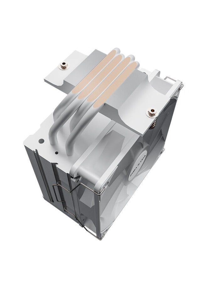 Valkyrie Aq125 Argb White Vk Cpu Air Cooler, Anti-gravity Four Heat Pipes Direct Touch, 12cm Fan, Compatible With Lga1700 Am5 - Image 3