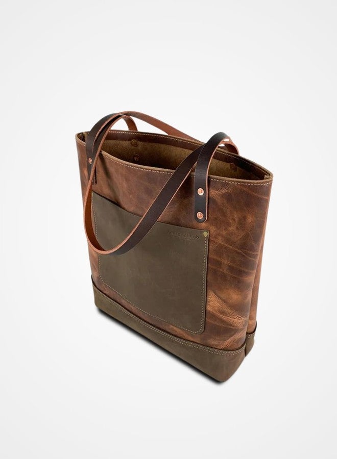 STRUTT CHARLOTTE - Legacy Leather Tote | Leather Tote bag for women | College | Office | Travel | Daily Use Large Tote |Travel bag Large shoulder bag | large shoulder handbag - Image 2