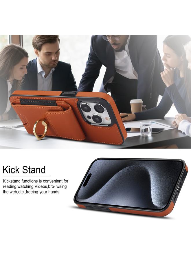 S-TOP Case For iPhone 14 Pro Elastic Card Bag Ring Holder Phone Case - Image 4