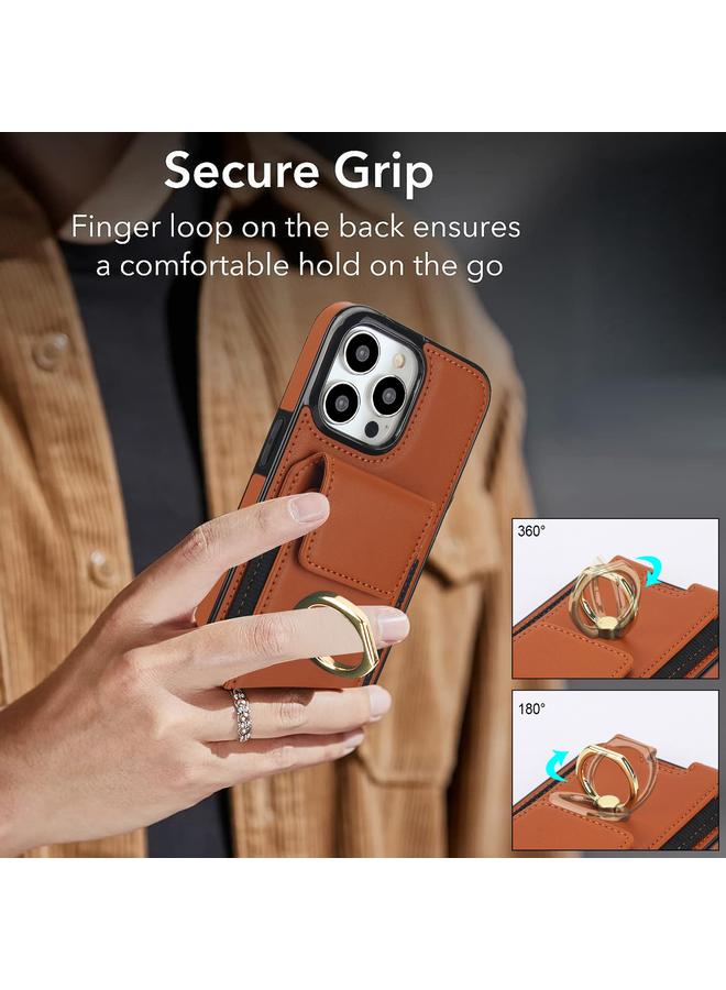 S-TOP Case For iPhone 14 Pro Elastic Card Bag Ring Holder Phone Case - Image 2