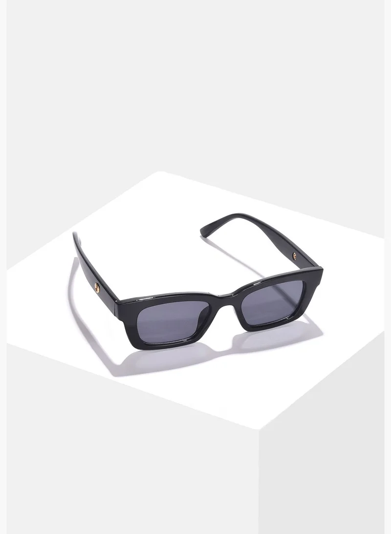 Haute Sauce Women Grey Lens Black Butterfly Sunglasses