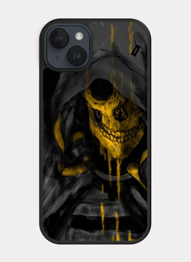PXLAAT iPhone 14 Plus case cover Golden Skull - Image 1