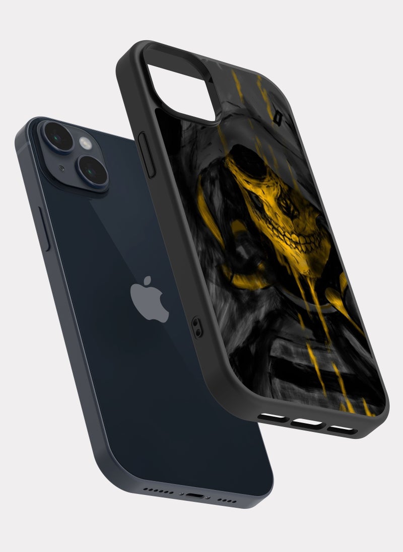 PXLAAT iPhone 14 Plus case cover Golden Skull - Image 2