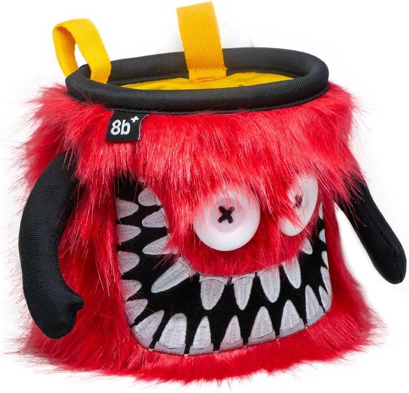 8B+ 8BPLUS 8BPLUS Chalk Bag for Climbing, Bouldering, Belt and Giftbox Included - Wide Opening - Brush Holders, for Left & Right Handers - Image 2