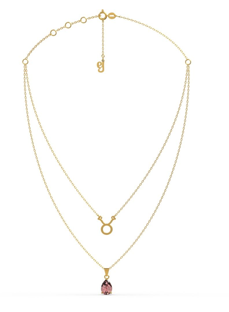 ENAMOUR. J Sparkle Necklace Taurus - Image 1