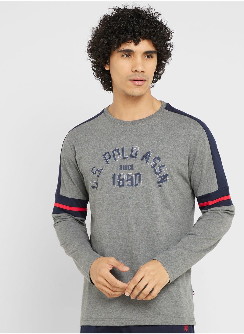 U.S. Polo Assn. - Crew Neck T-Shirt Pyjama Set - Image 1