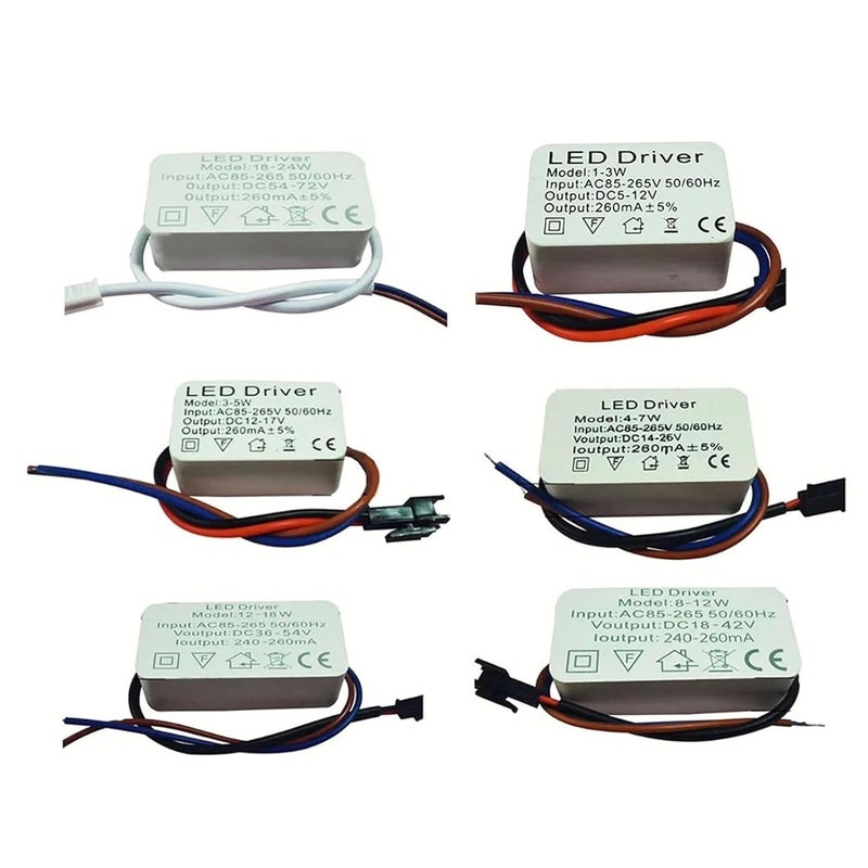 سائق LED محول طاقة ثابت التيار لشريط الضوء 1 3W - Image 5