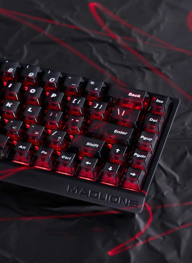 مادليونس لوحة مفاتيح MAD68 HE RGB للألعاب، لوحة مفاتيح ميكانيكية بمعدل تحديث 8000 هرتز ودقة تصل إلى 0.01 مم، مع دعم التبديل السريع للمفاتيح ومفاتيح مغناطيسية، مناسبة لألعاب FPS، هدية مثالية لأعياد الميلاد - Image 2
