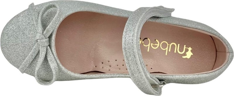 Nubebe -334 Classic Patent Leather Children's Shoes with Tiny Bow  - Image 2