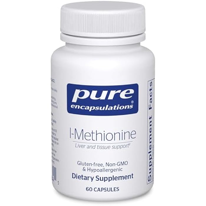 Pure Encapsulations L-Methionine | Glutathione and Amino Acid Supplement for Joints, Liver and Pancreas Support, Antioxidants, and Nervous System* | 60 Capsules - Image 1