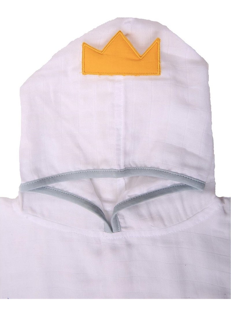 Miespiga Penguin Baby Muslin Poncho  - Image 3