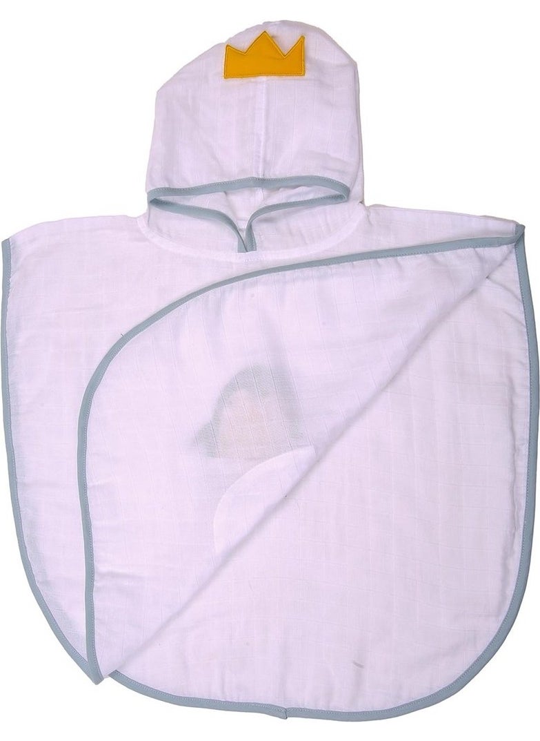 Miespiga Penguin Baby Muslin Poncho  - Image 2