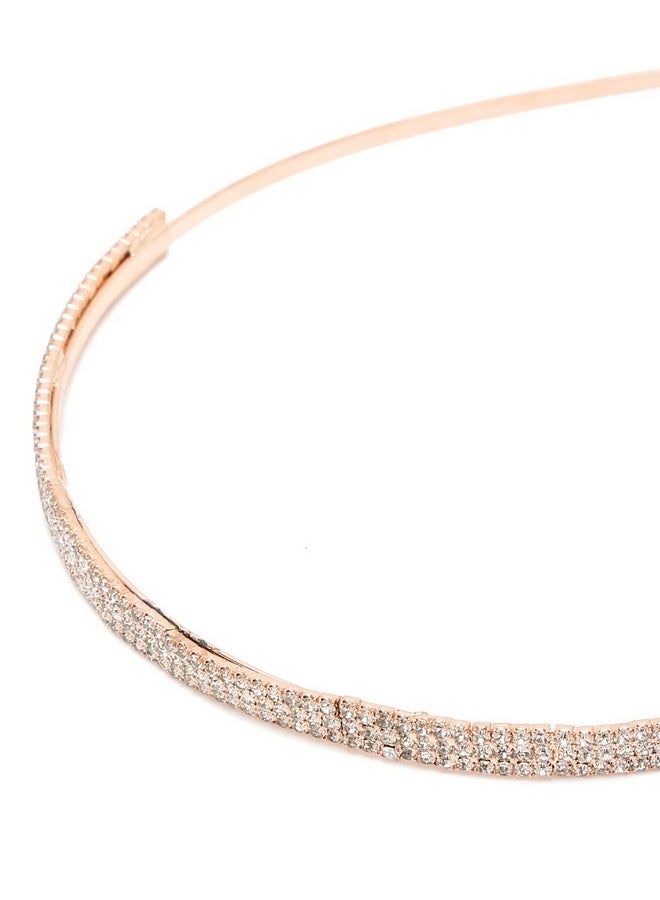 YouBella Jewellery Hair Band Hair Accessories for Girls and Women (Rose Gold) - Image 4