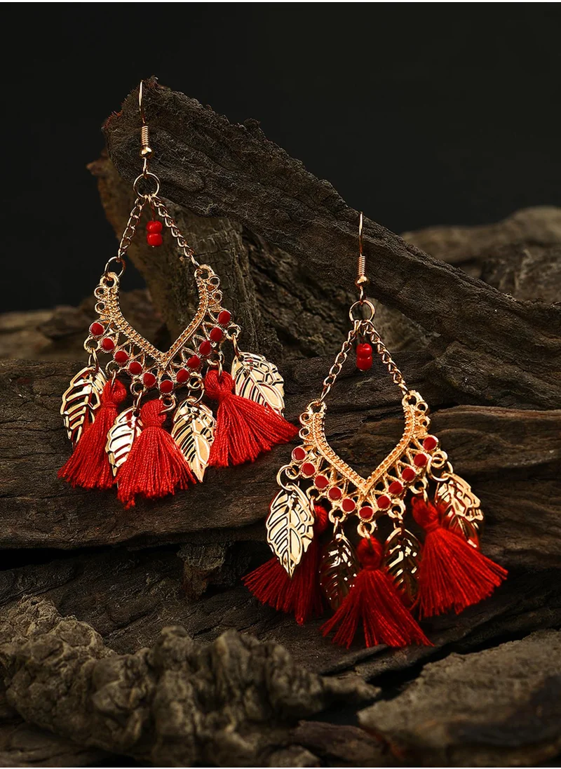 سوهي Contemporary Drop Tasselled Earrings