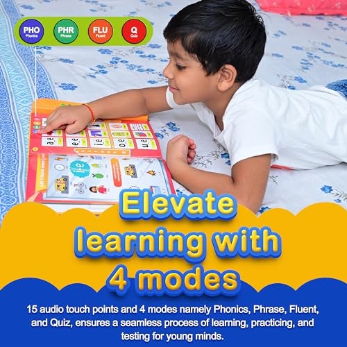Kiddale’s Phonics Sound Book for Kids | Musical Phonetic Learning with Audio | Learn Letter Sounds & Early Reading | Intelligent, Smart, Talking| Ideal Gift for Children 2–7 Years - Image 4
