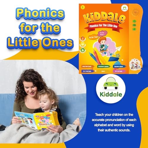 Kiddale’s Phonics Sound Book for Kids | Musical Phonetic Learning with Audio | Learn Letter Sounds & Early Reading | Intelligent, Smart, Talking| Ideal Gift for Children 2–7 Years - Image 2