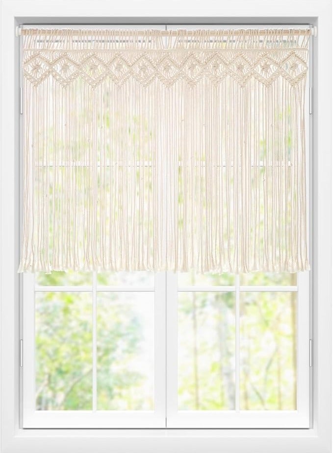 انتيكيانو ستارة ماكراميه معلقة على الحائط بتصميم بوهو منسوج - 89x66 cm - Image 3