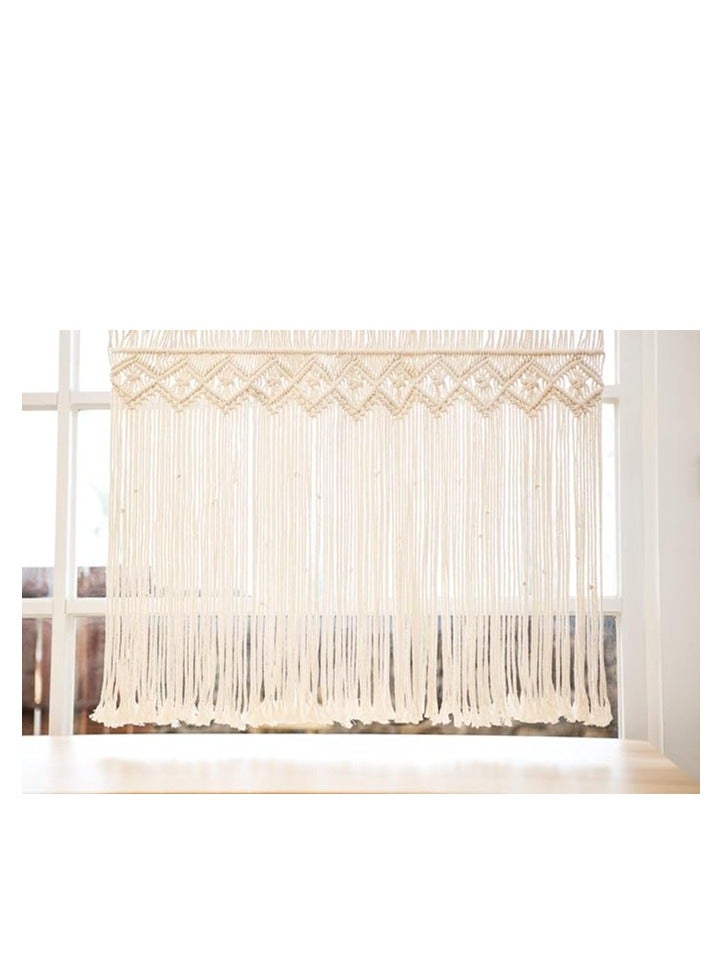 انتيكيانو ستارة ماكراميه معلقة على الحائط بتصميم بوهو منسوج - 89x66 cm - Image 4