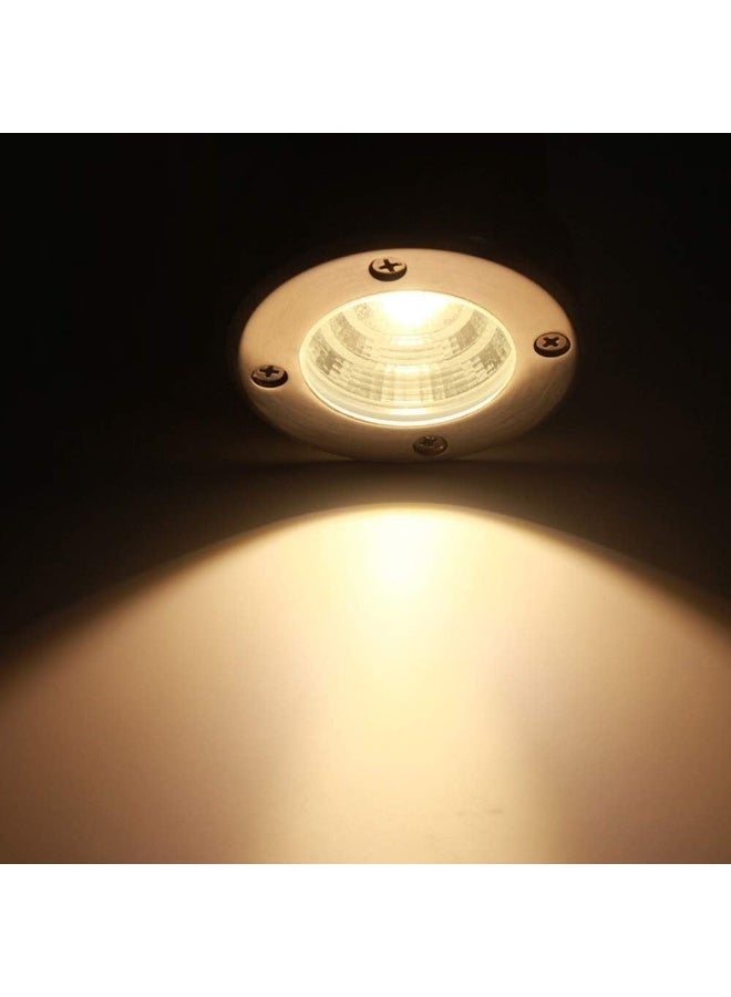 Melfi 1W/3W/7W Led Outdoor Underground Light - Ip65 Waterproof, Recessed Uplighter For Driveway, Garden, And Patio. Ac 220-240V, Walk-Over Design, Perfect For Landscape Lighting. (7W Warm White) - Image 5