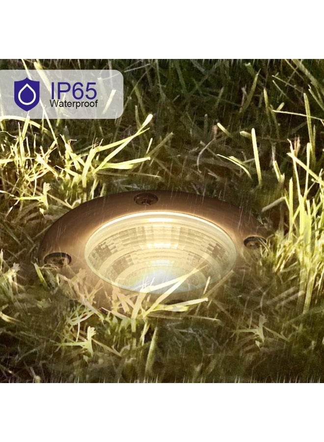 Melfi 1W/3W/7W Led Outdoor Underground Light - Ip65 Waterproof, Recessed Uplighter For Driveway, Garden, And Patio. Ac 220-240V, Walk-Over Design, Perfect For Landscape Lighting. (7W Warm White) - Image 4