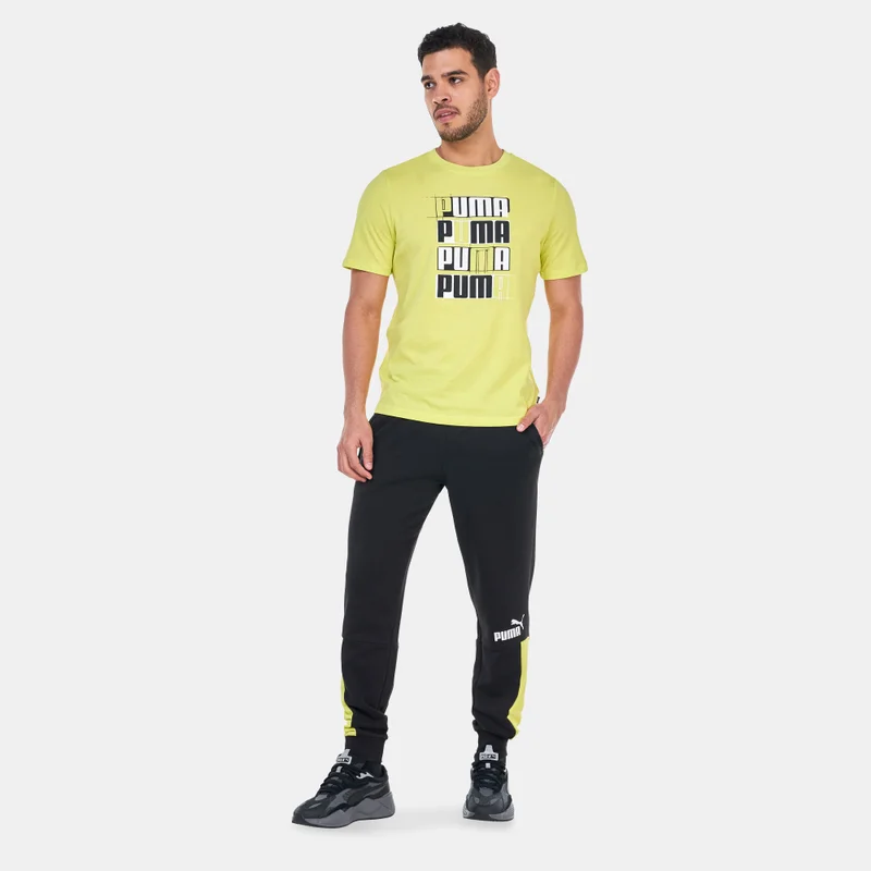 PUMA Men's Essentials+ Logo Lab T-Shirt