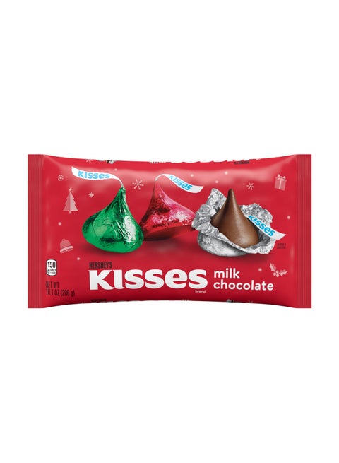 Kisses Milk Chocolate Christmas Candy Bag 286g