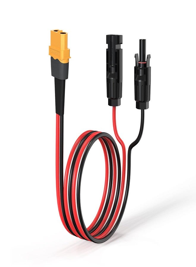 ELFCULB 10AWG 35FT XT60 Solar Cable 2 10 25 35 50 75 100FT XT60 Extension Cable Solar Panel Connector to XT60 Connector for Portable Power Station (35FT) - Image 1
