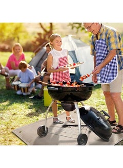 Arabest Fireproof Stove Grill Mats,39×39 Fire Pit Mat, Blanket for Wood Deck Insulation, Camping Bbq Temperature Resistant Rugs, Accessories for Outside Indoor Lawn Protection  - Image 3