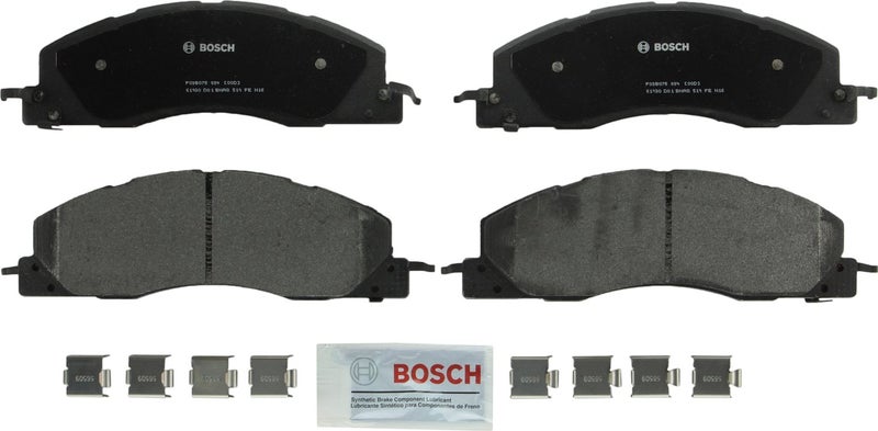 BOSCH BP1399 QuietCast Premium Semi-Metallic Disc Brake Pad Set - Compatible With Select Dodge Ram 2500, Ram 3500; Ram 2500, 3500; FRONT - Image 1