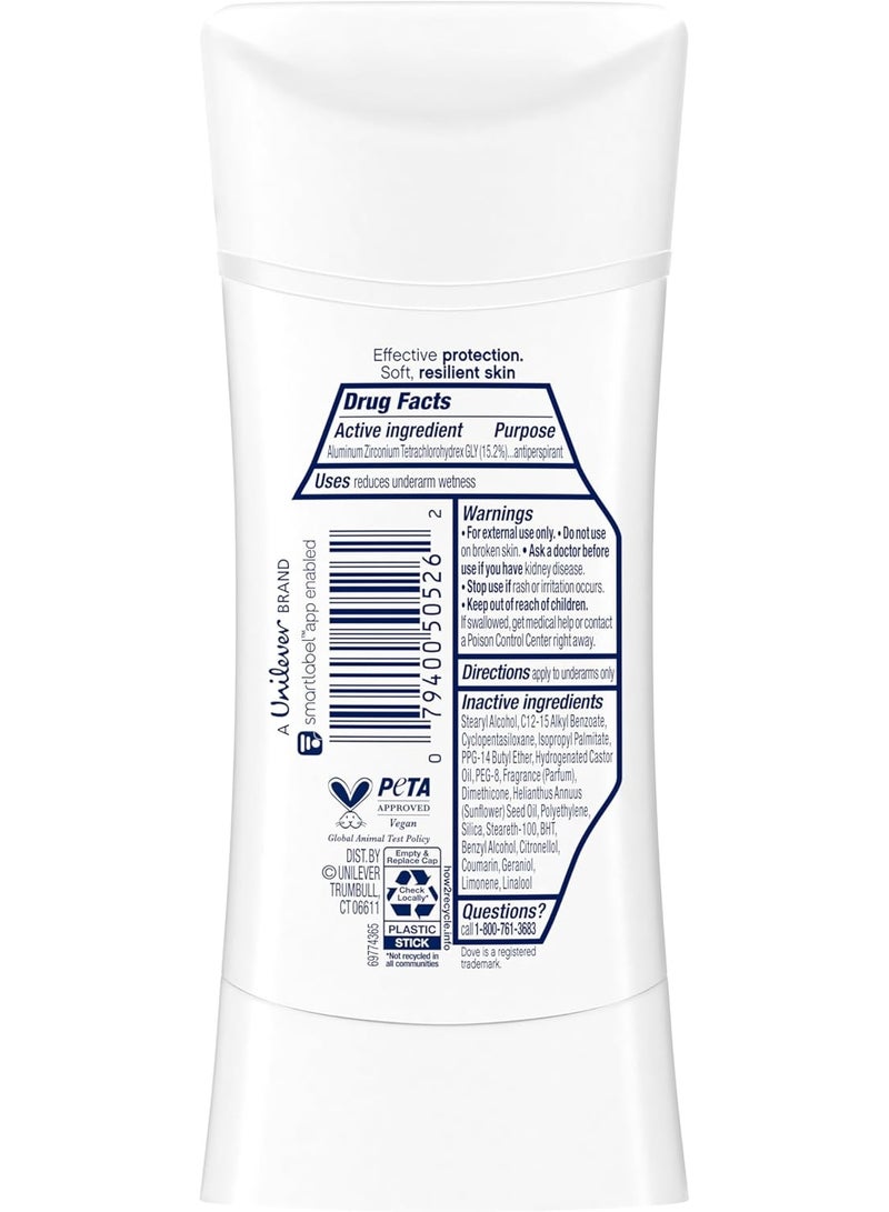 Dove Advanced Care Antiperspirant Stick for Women 48H Sweat And Odour Protection Peach & Chamomile Tea With Pro-Ceramide Technology 74 G - Image 2