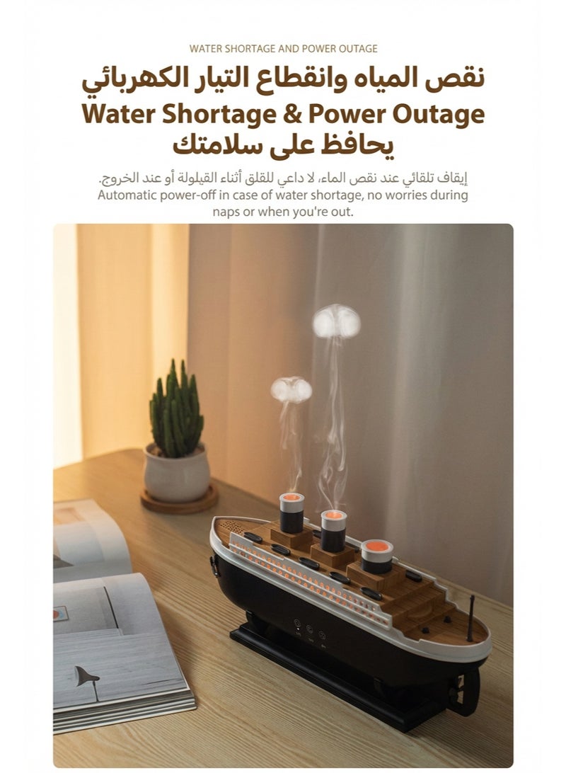 Warwick 250ml Ultrasonic Aroma Diffuser Essential Oil Humidifier, 2-in-1 Air Humidifier & Aroma Diffuser, Remote Control, Timer Function, LED Light, Auto Power Off, Dual Mist Modes - Image 5