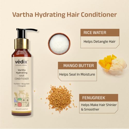 Vedix Customized Ayurvedic Hair Care Kit for Normal - Oily Scalp & Straight Hair | Hair Care Combo - Image 5